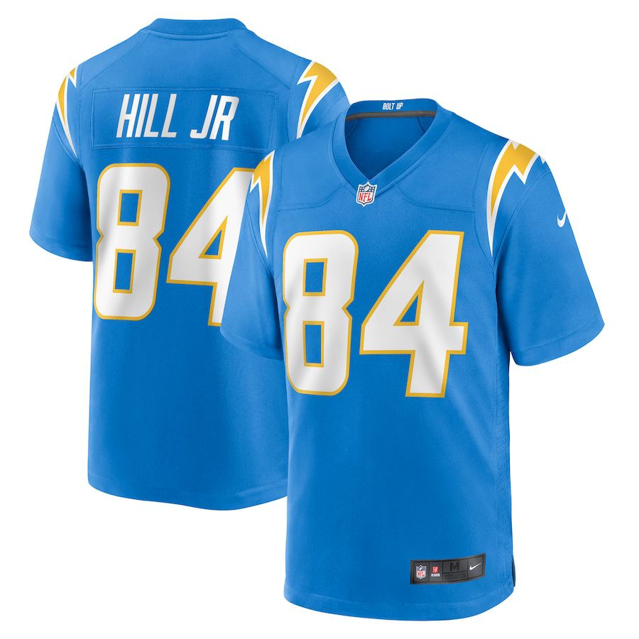 Men Los Angeles Chargers #84 KJ Hill Jr Nike Powder Blue Game NFL Jersey
